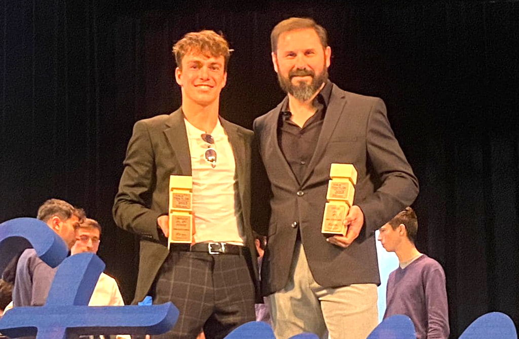 Sergio Baxter y Ángel Otálora, galardonados en la Gala de la Federación Murciana de Triatlón